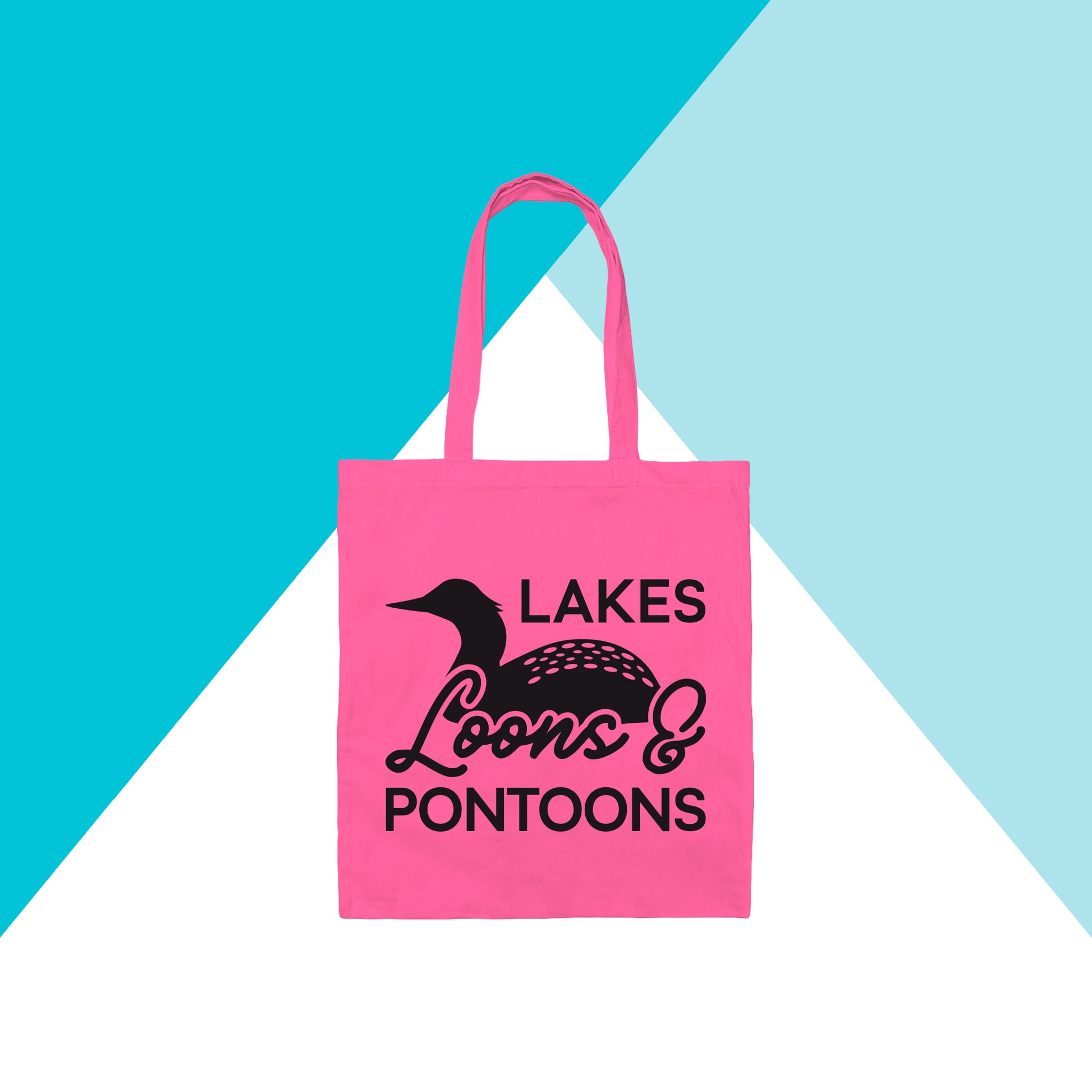 Lakes, Loons, & Pontoons Tote Bag North Owl Apparel