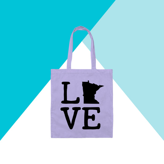 Minnesota Love Tote Bag North Owl Apparel