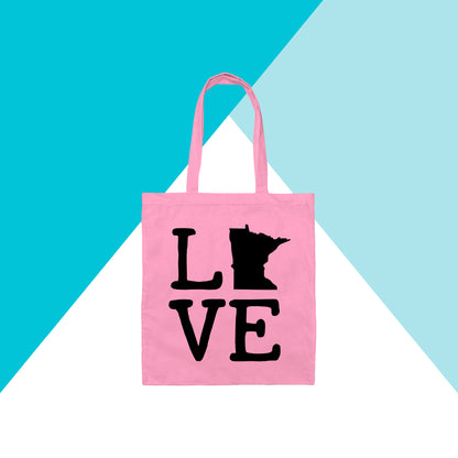 Minnesota Love Tote Bag North Owl Apparel