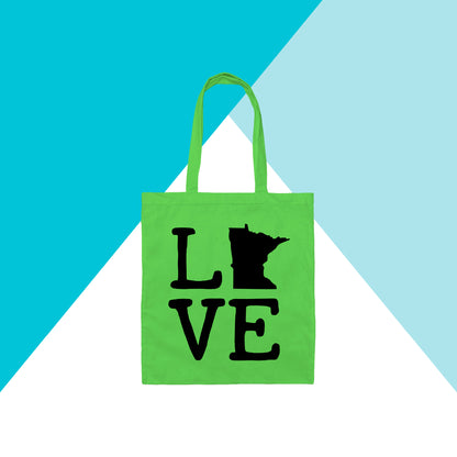 Minnesota Love Tote Bag North Owl Apparel