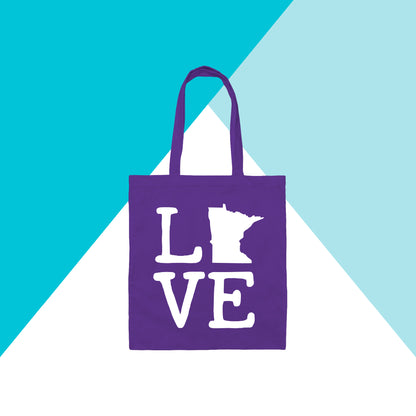 Minnesota Love Tote Bag North Owl Apparel