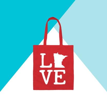 Minnesota Love Tote Bag North Owl Apparel