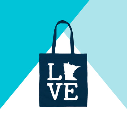 Minnesota Love Tote Bag North Owl Apparel