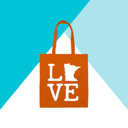 Minnesota Love Tote Bag North Owl Apparel