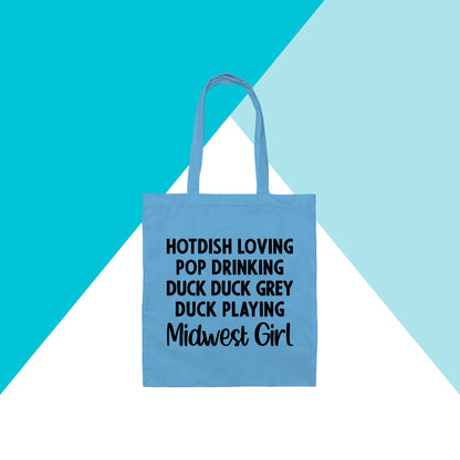 Midwest Girl Tote Bag North Owl Apparel