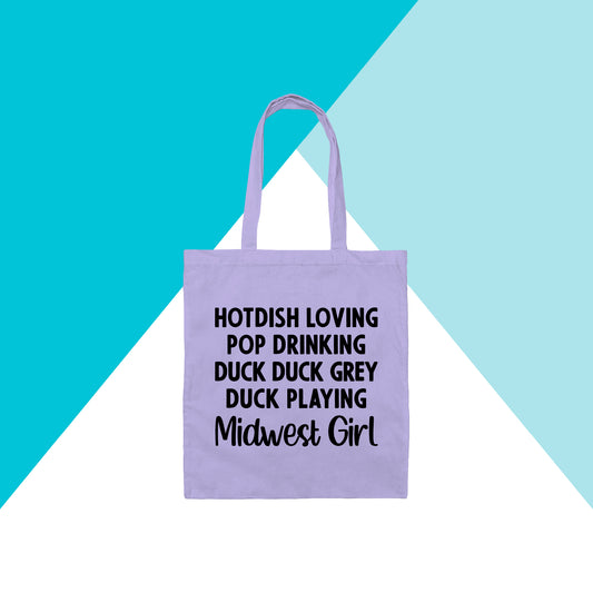Midwest Girl Tote Bag North Owl Apparel