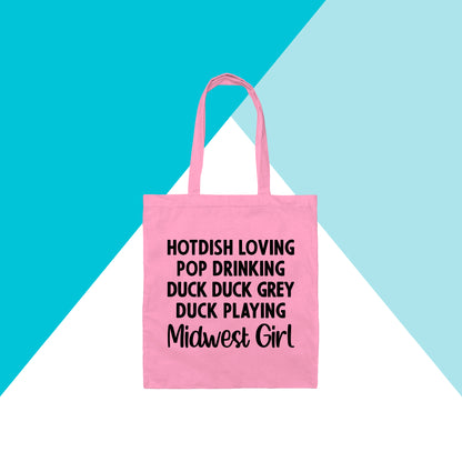 Midwest Girl Tote Bag North Owl Apparel