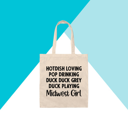 Midwest Girl Tote Bag North Owl Apparel