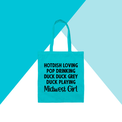 Midwest Girl Tote Bag North Owl Apparel