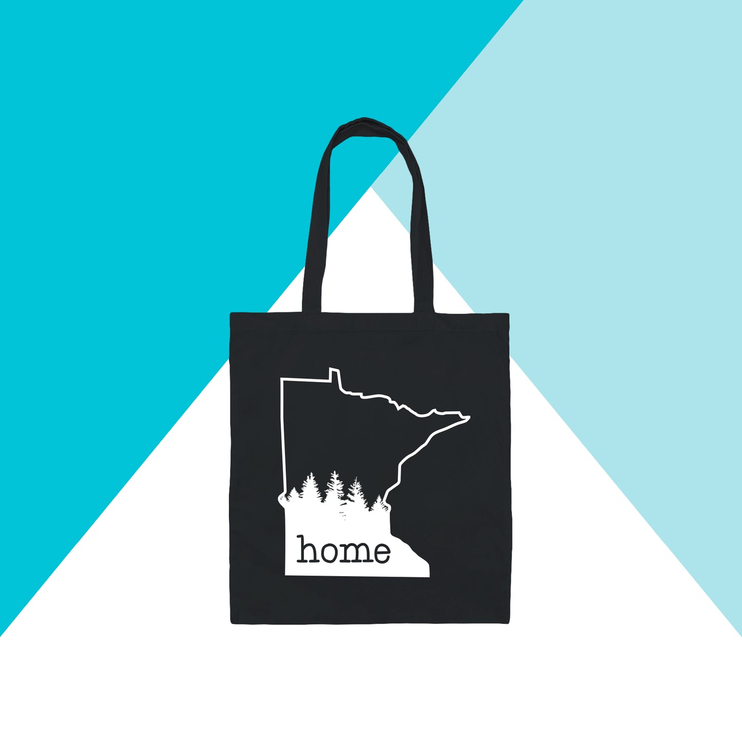 Minnesota Home Pine Trees Tote Bag North Owl Apparel