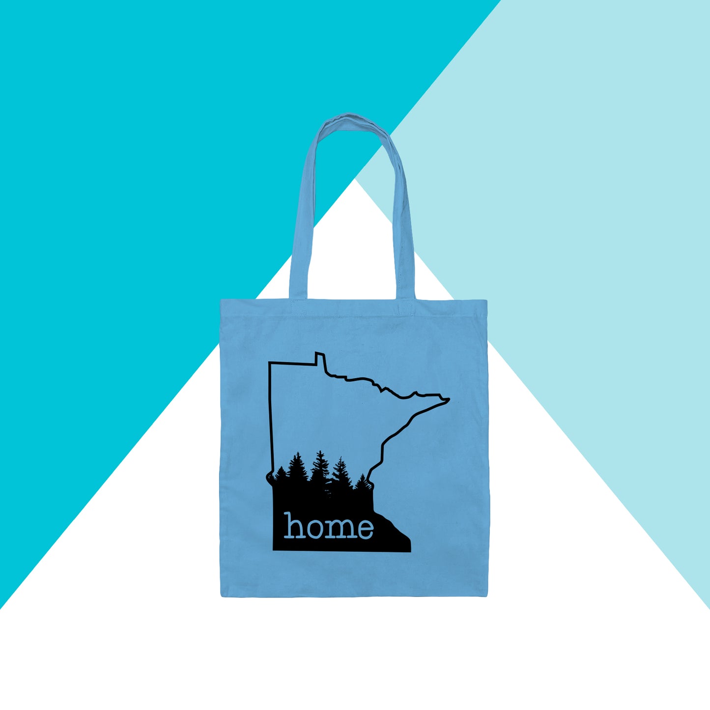 Minnesota Home Pine Trees Tote Bag North Owl Apparel