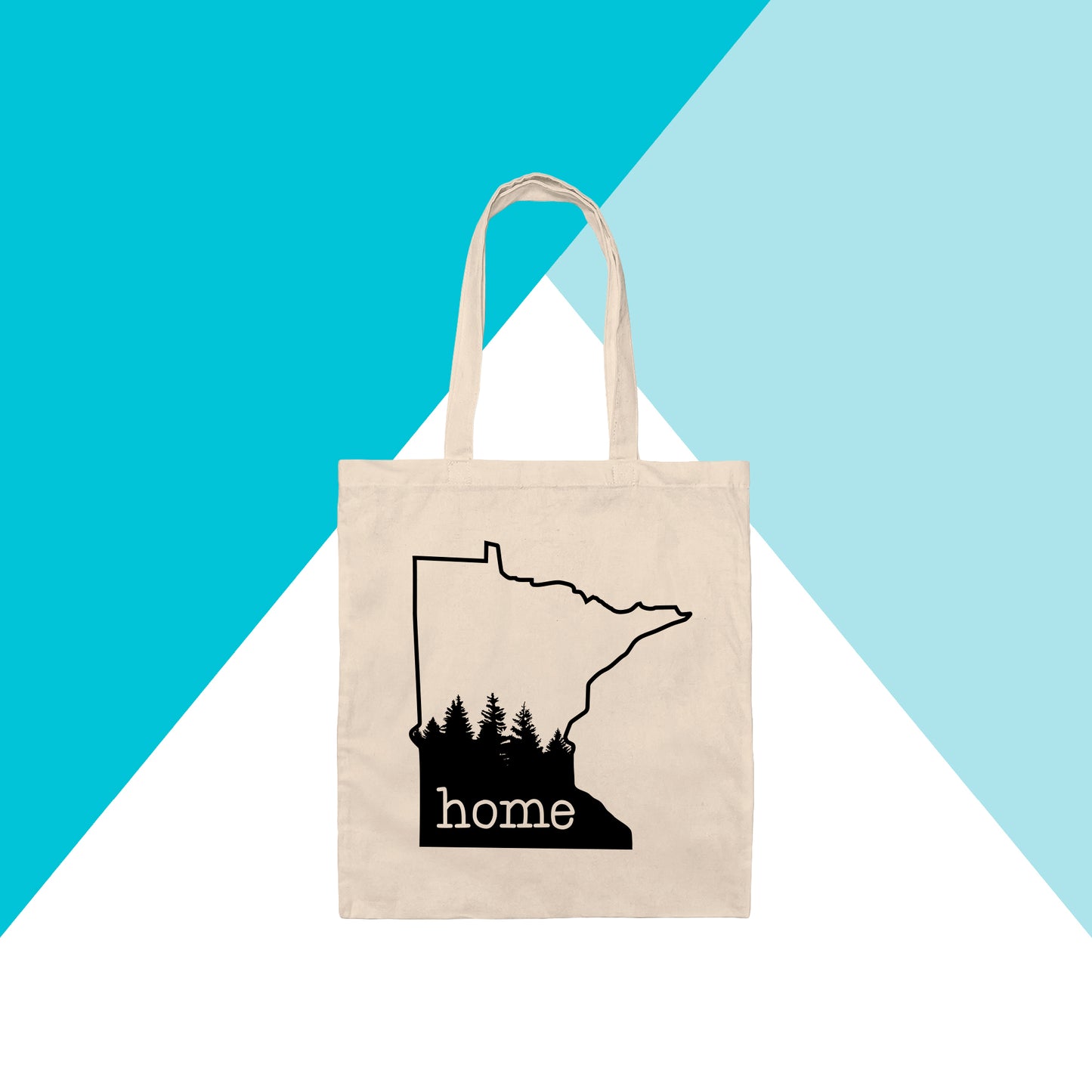 Minnesota Home Pine Trees Tote Bag North Owl Apparel