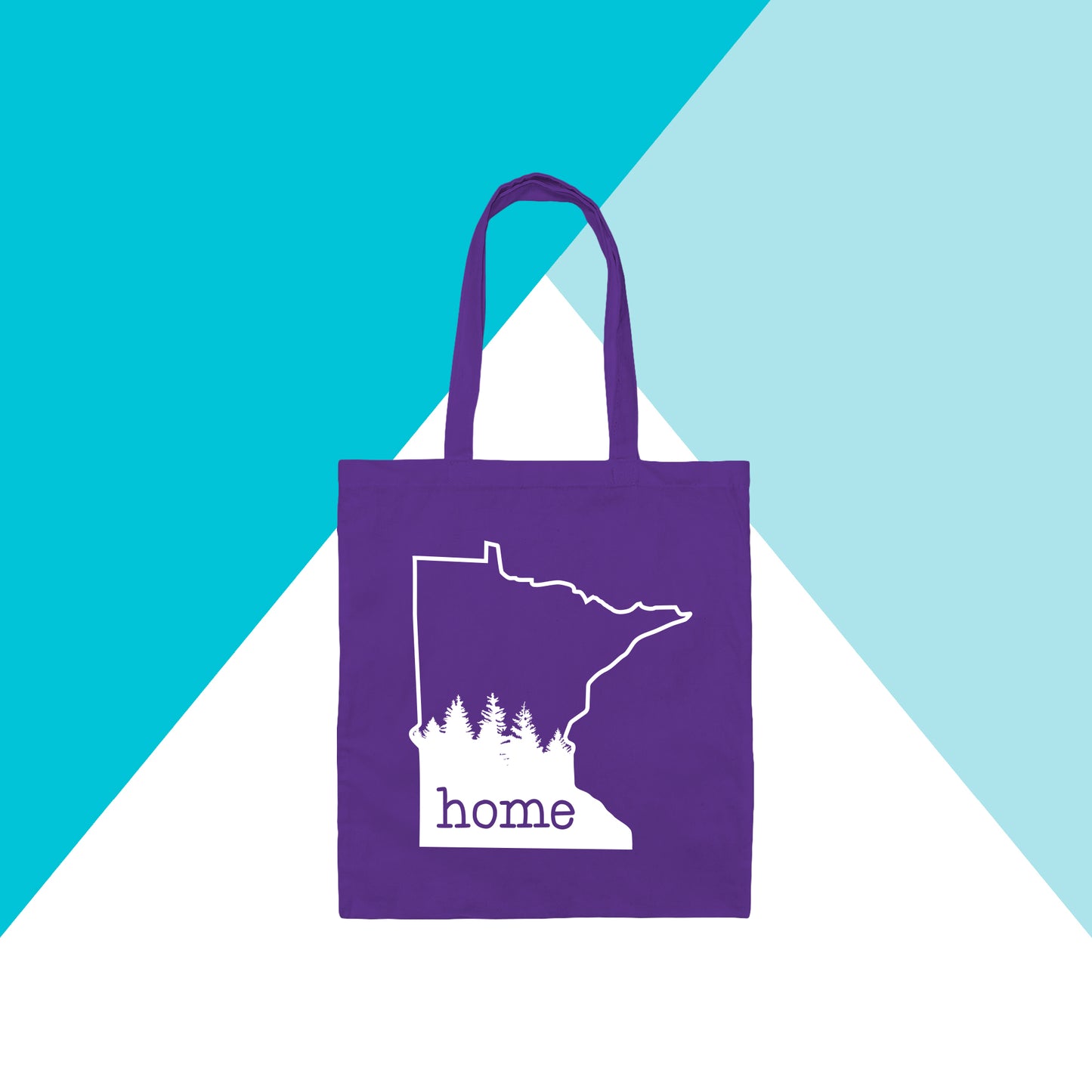 Minnesota Home Pine Trees Tote Bag North Owl Apparel