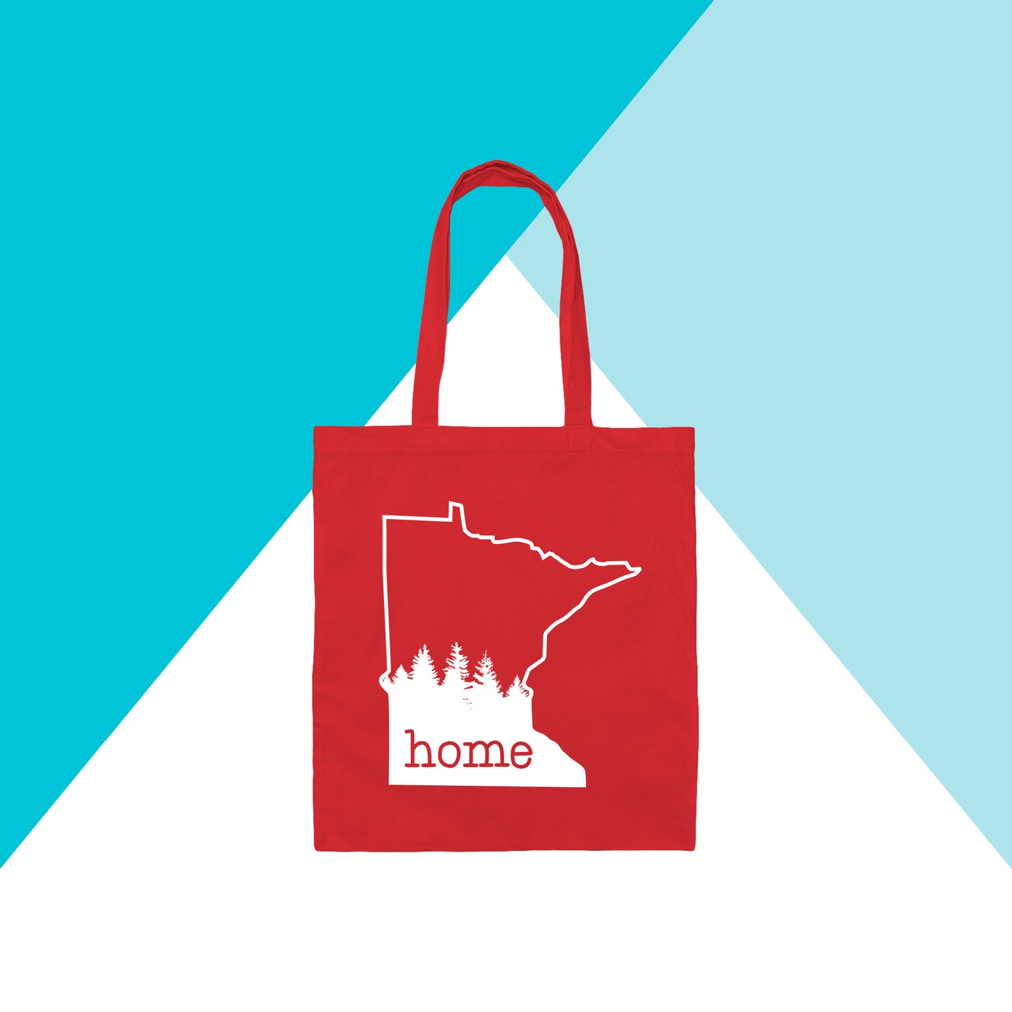 Minnesota Home Pine Trees Tote Bag North Owl Apparel