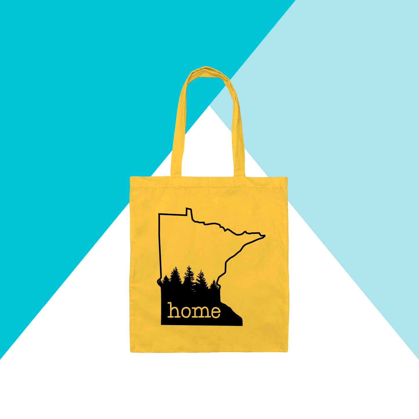 Minnesota Home Pine Trees Tote Bag North Owl Apparel
