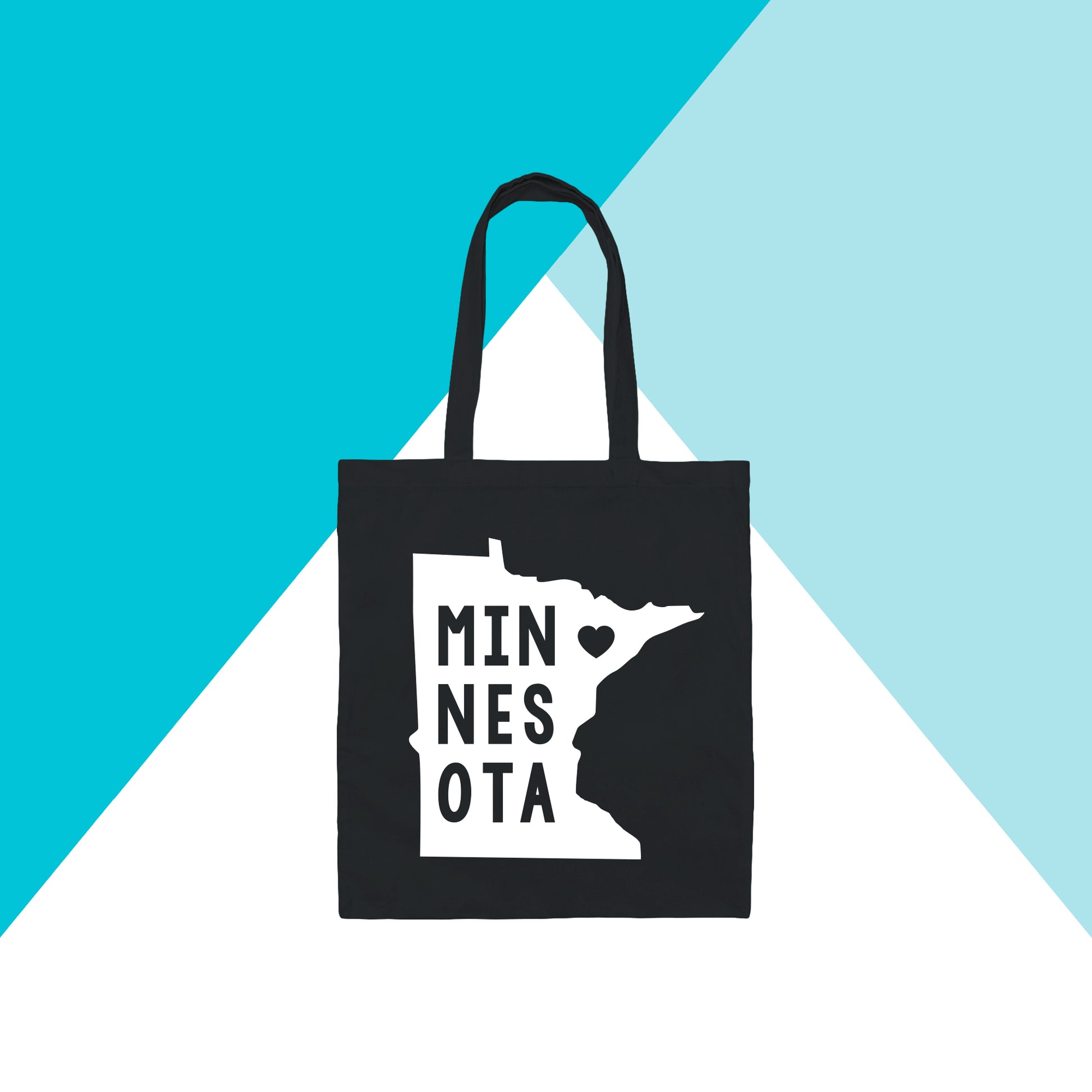 Minnesota State Shape Tote Bag North Owl Apparel
