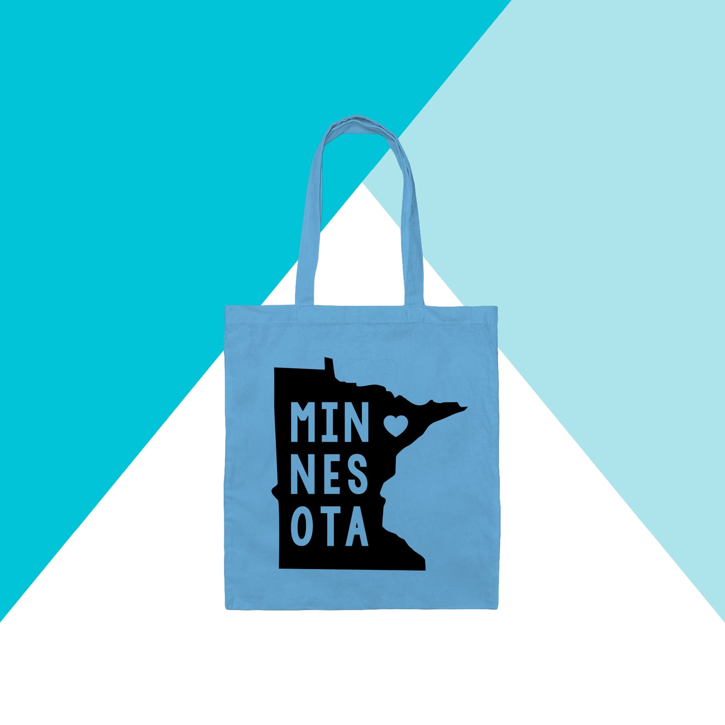 Minnesota State Shape Tote Bag North Owl Apparel
