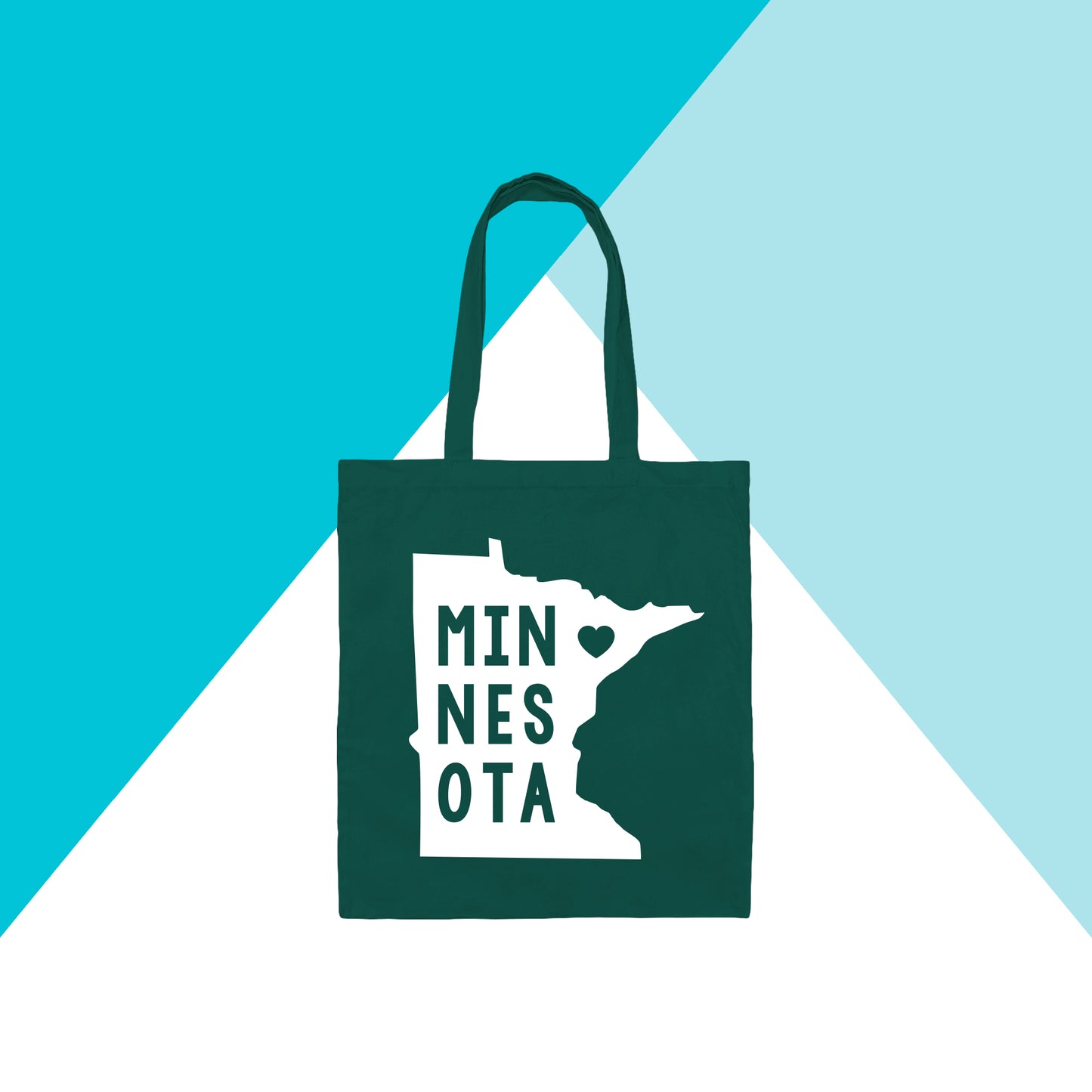 Minnesota State Shape Tote Bag North Owl Apparel