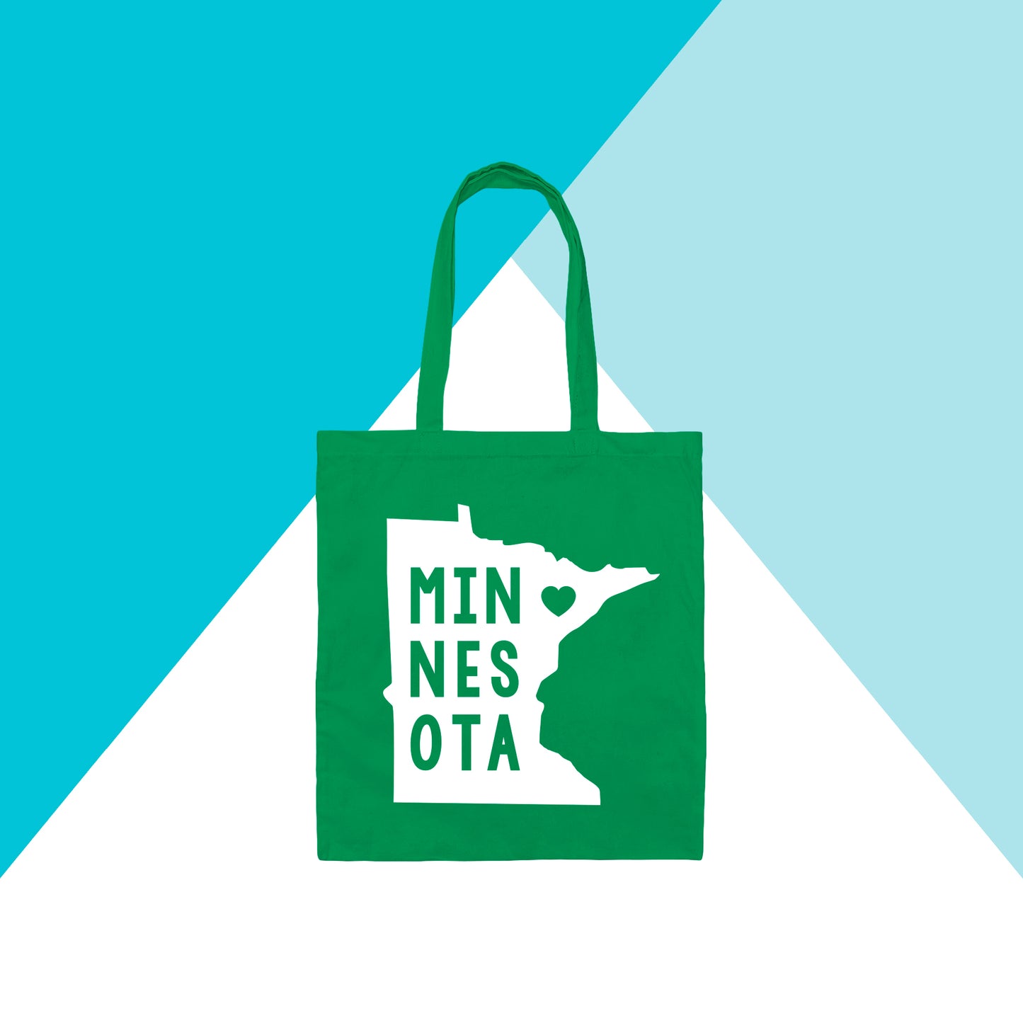 Minnesota State Shape Tote Bag North Owl Apparel