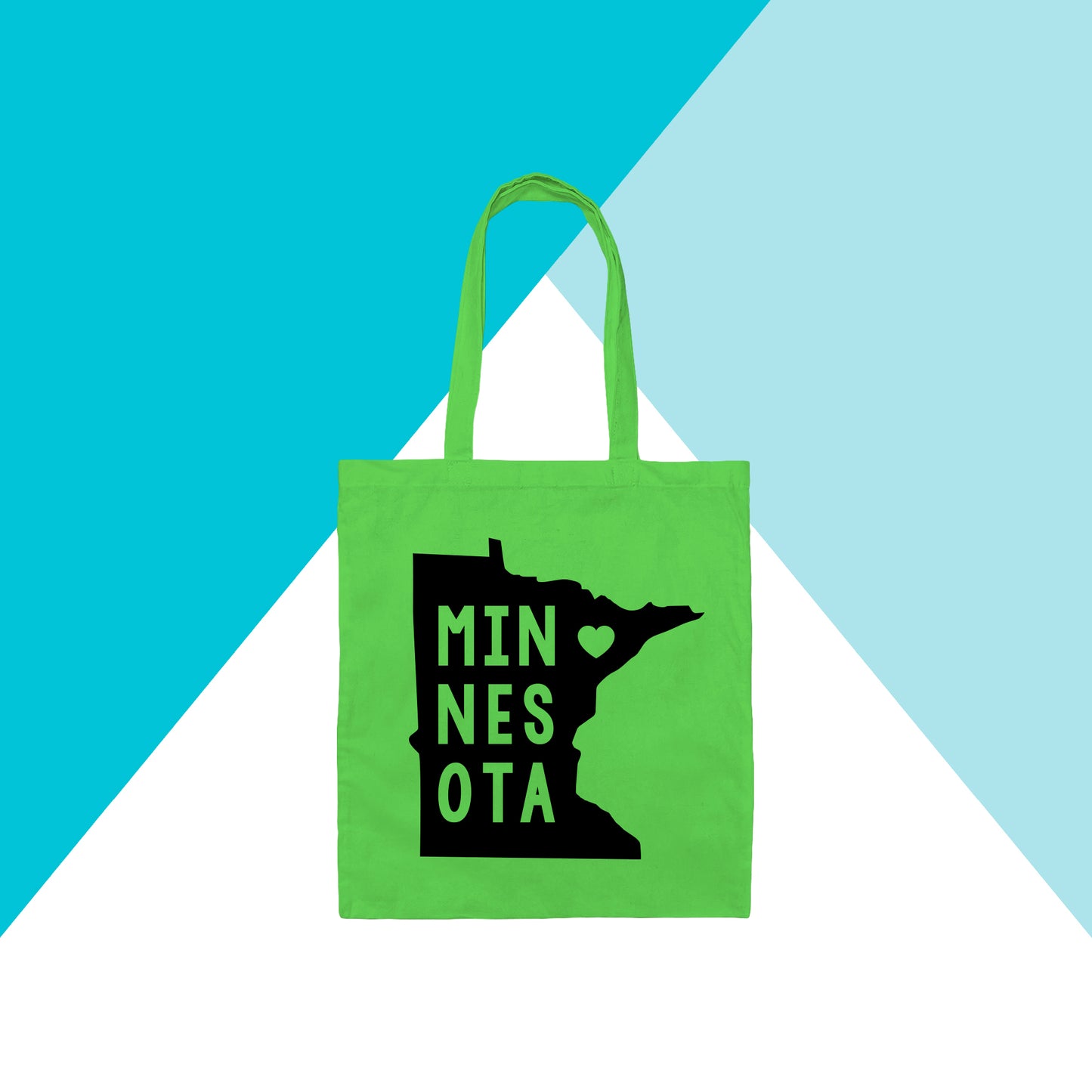 Minnesota State Shape Tote Bag North Owl Apparel