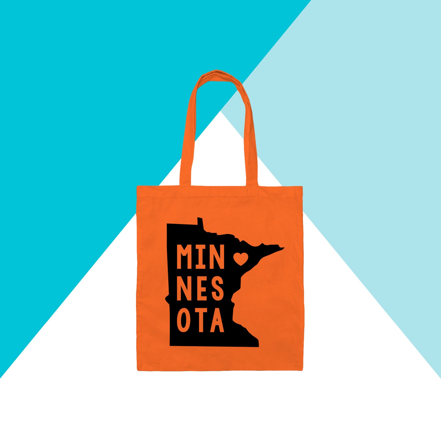 Minnesota State Shape Tote Bag North Owl Apparel