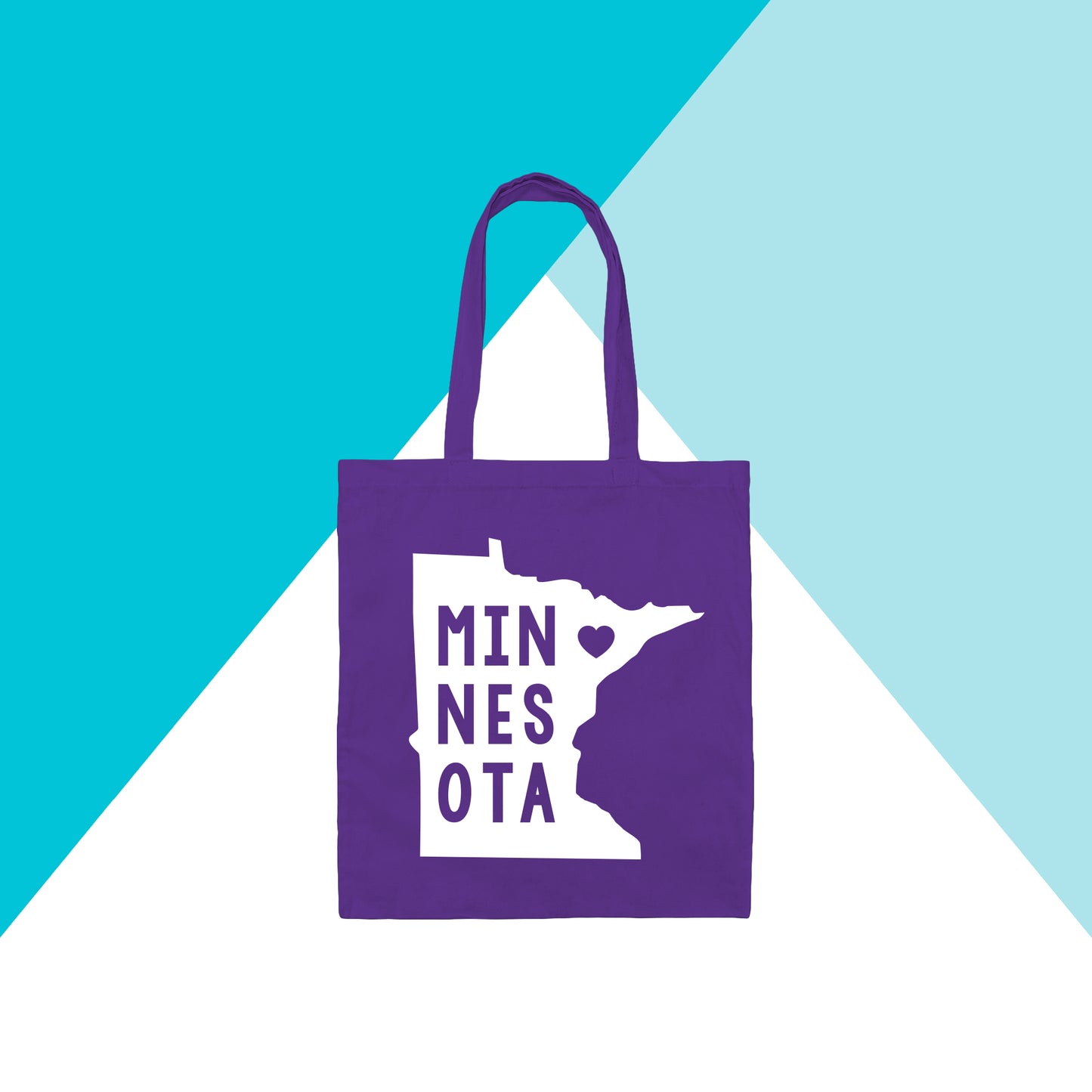 Minnesota State Shape Tote Bag North Owl Apparel