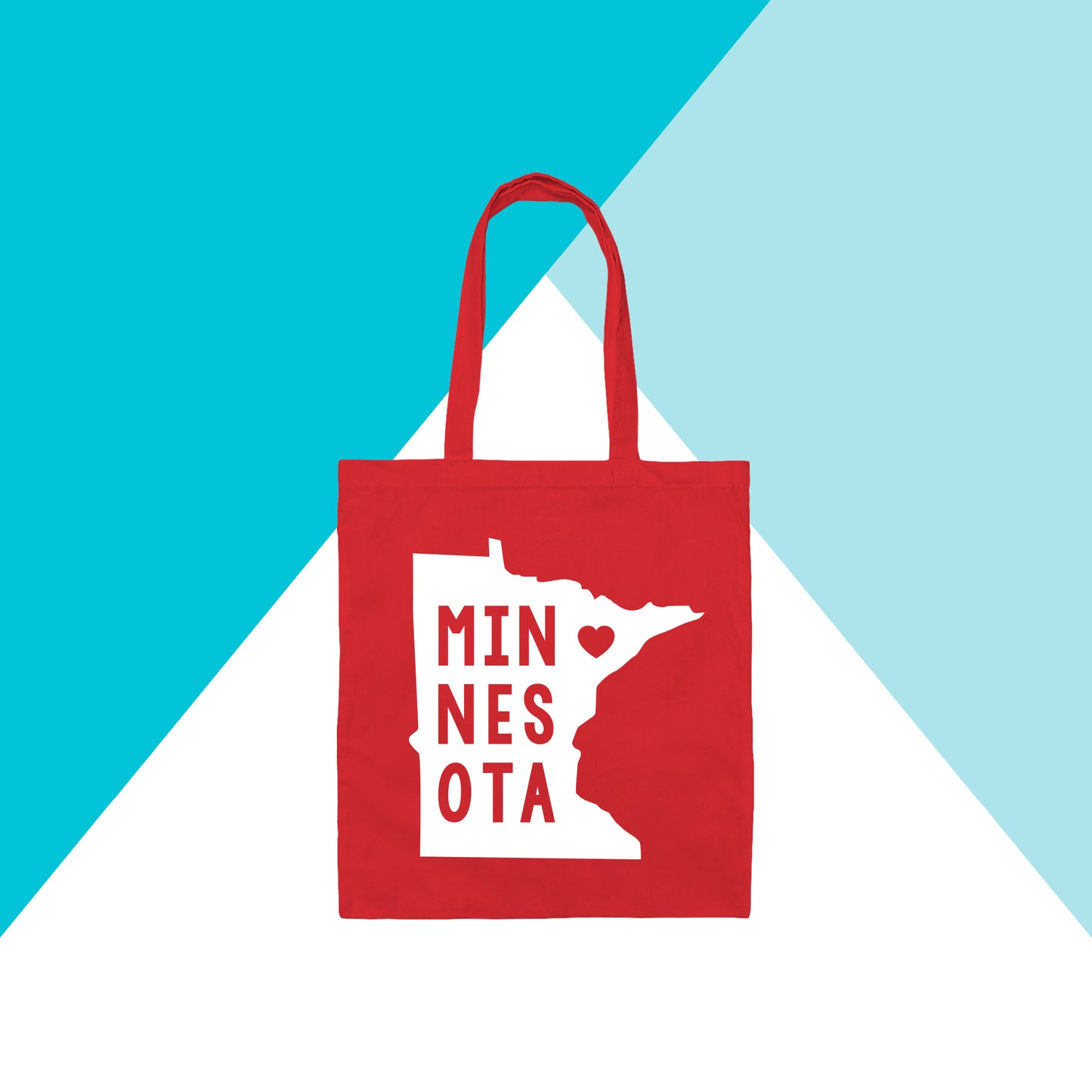Minnesota State Shape Tote Bag North Owl Apparel