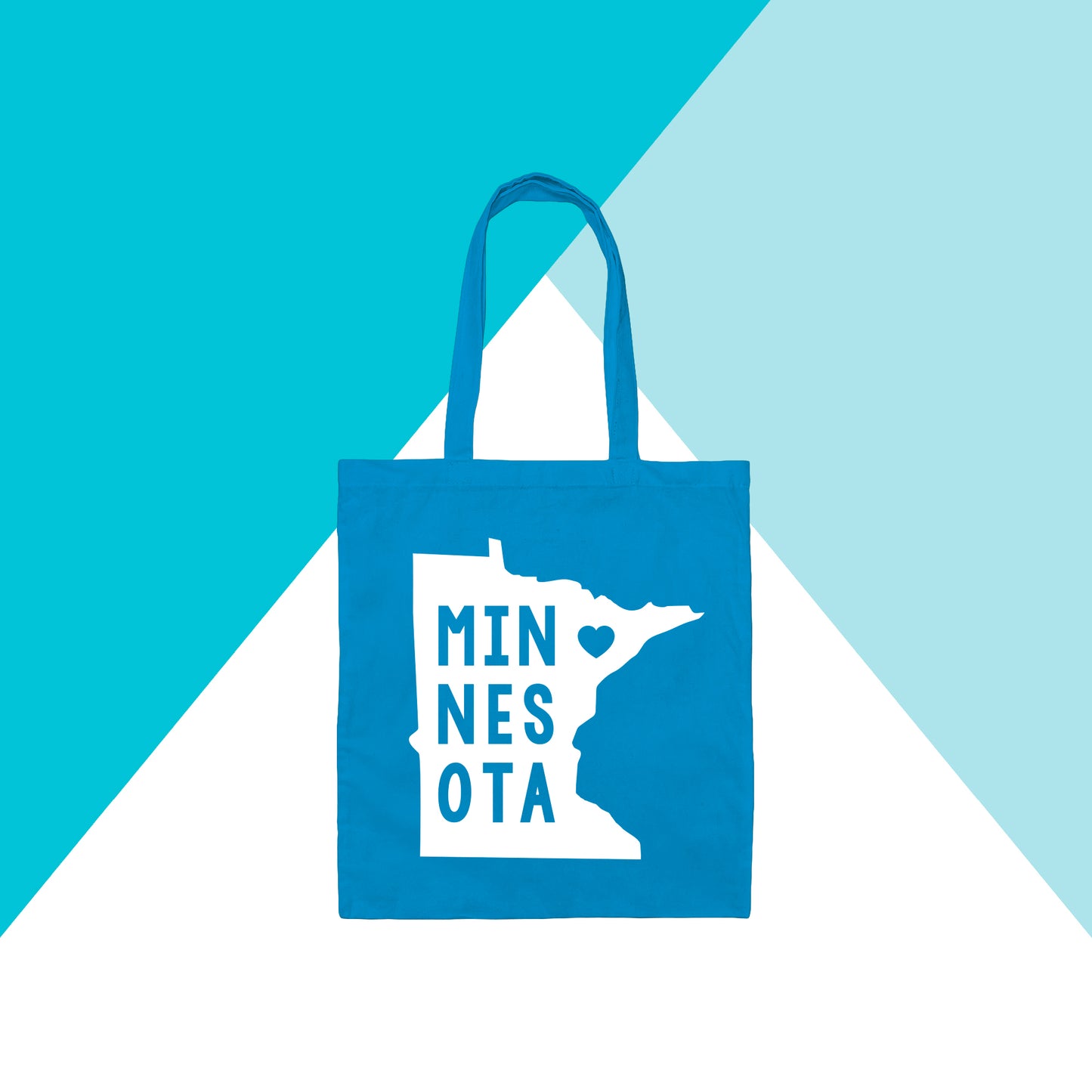 Minnesota State Shape Tote Bag North Owl Apparel