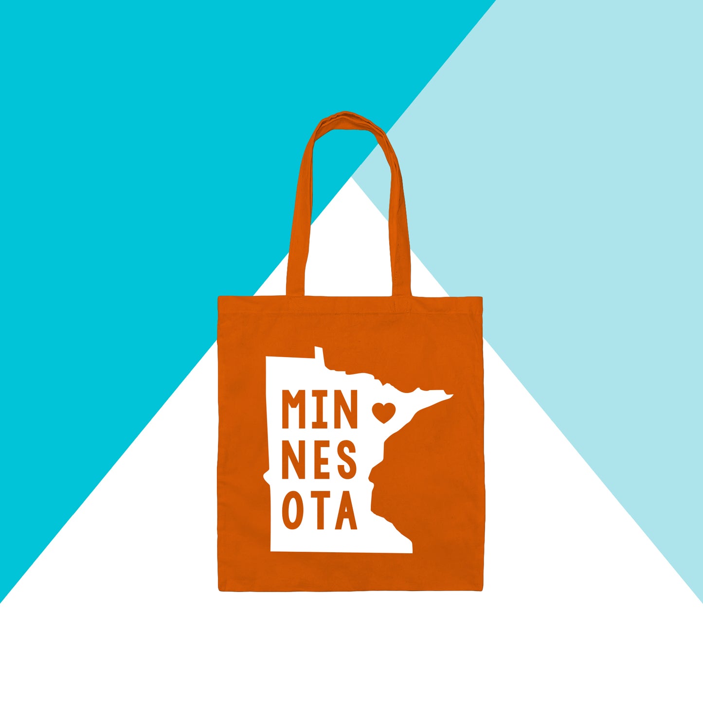 Minnesota State Shape Tote Bag North Owl Apparel