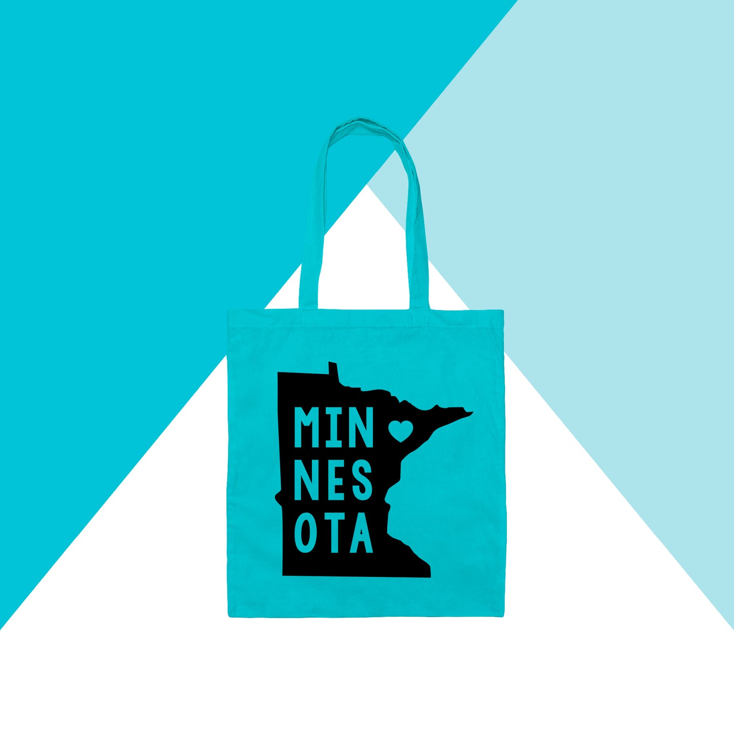 Minnesota State Shape Tote Bag North Owl Apparel