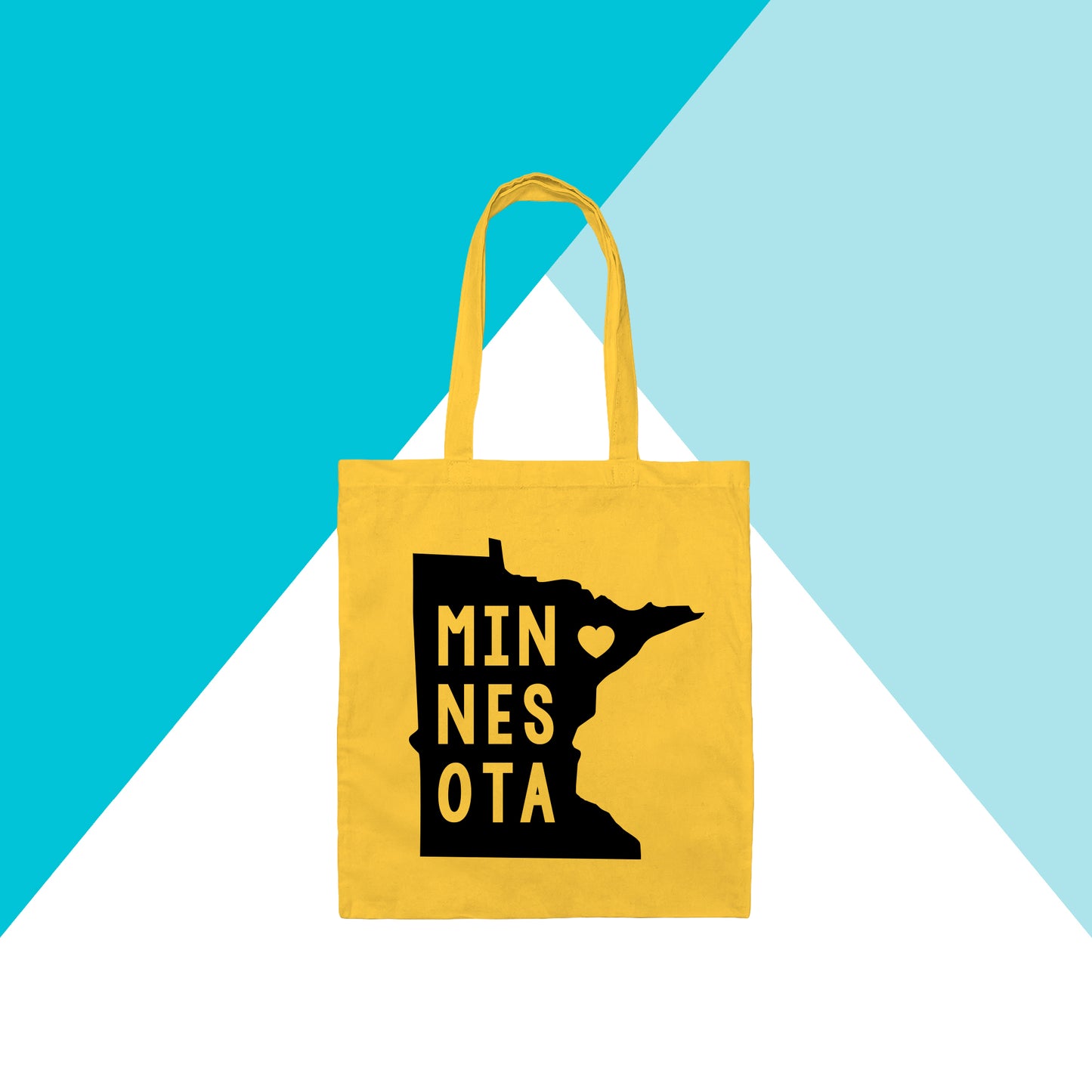 Minnesota State Shape Tote Bag North Owl Apparel