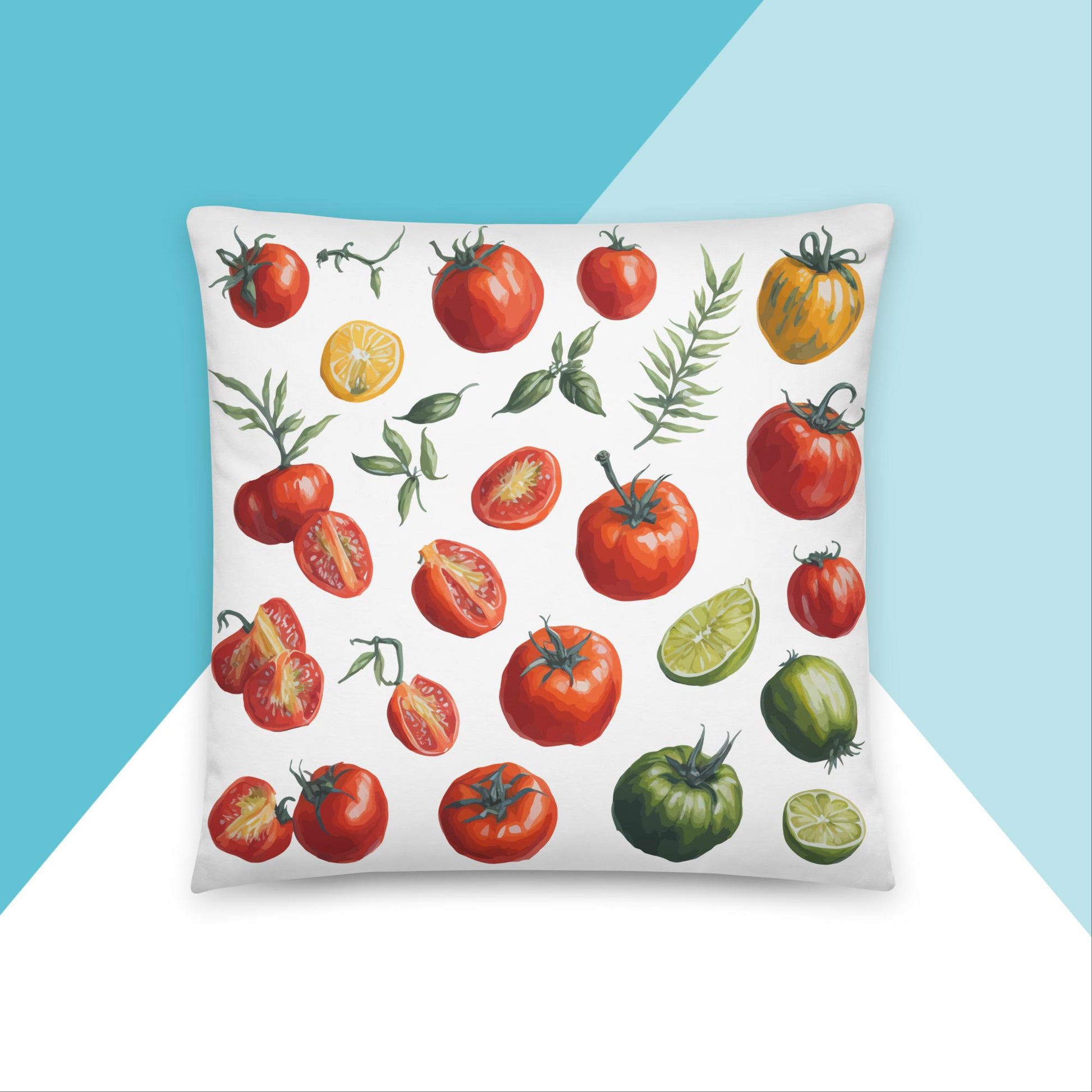 Heirloom Tomato Throw Pillow North Owl Apparel