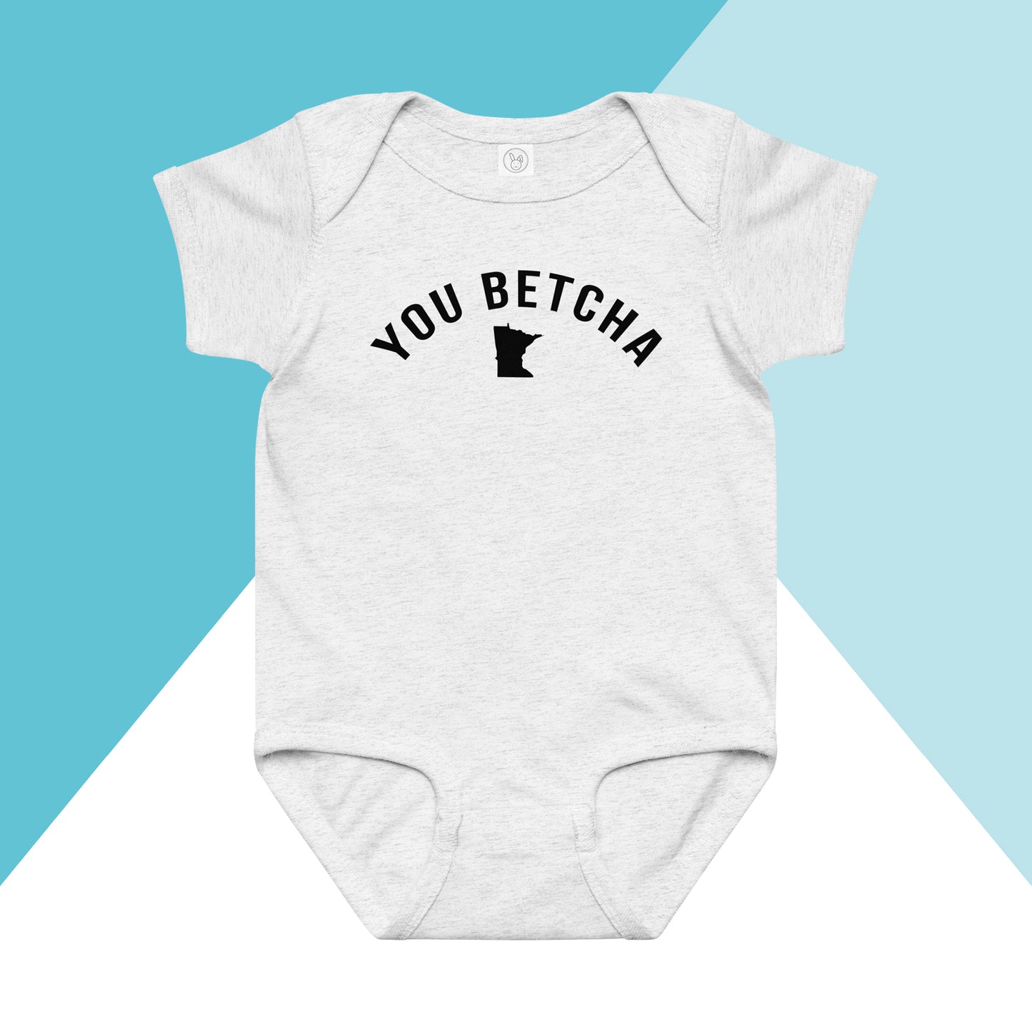 You Betcha Minnesota Phrase Saying Baby Bodysuit North Owl Apparel