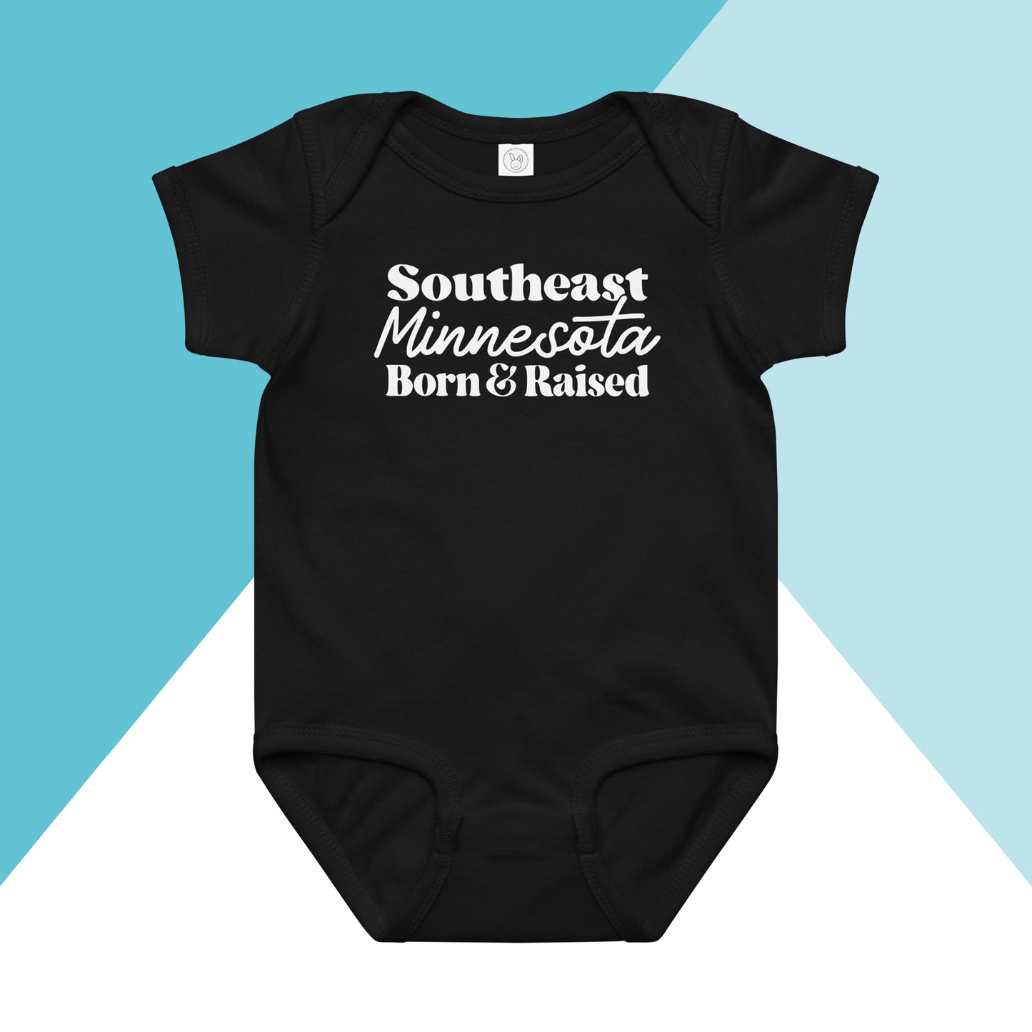 Southeast Minnesota Born & Raised Baby Bodysuit North Owl Apparel