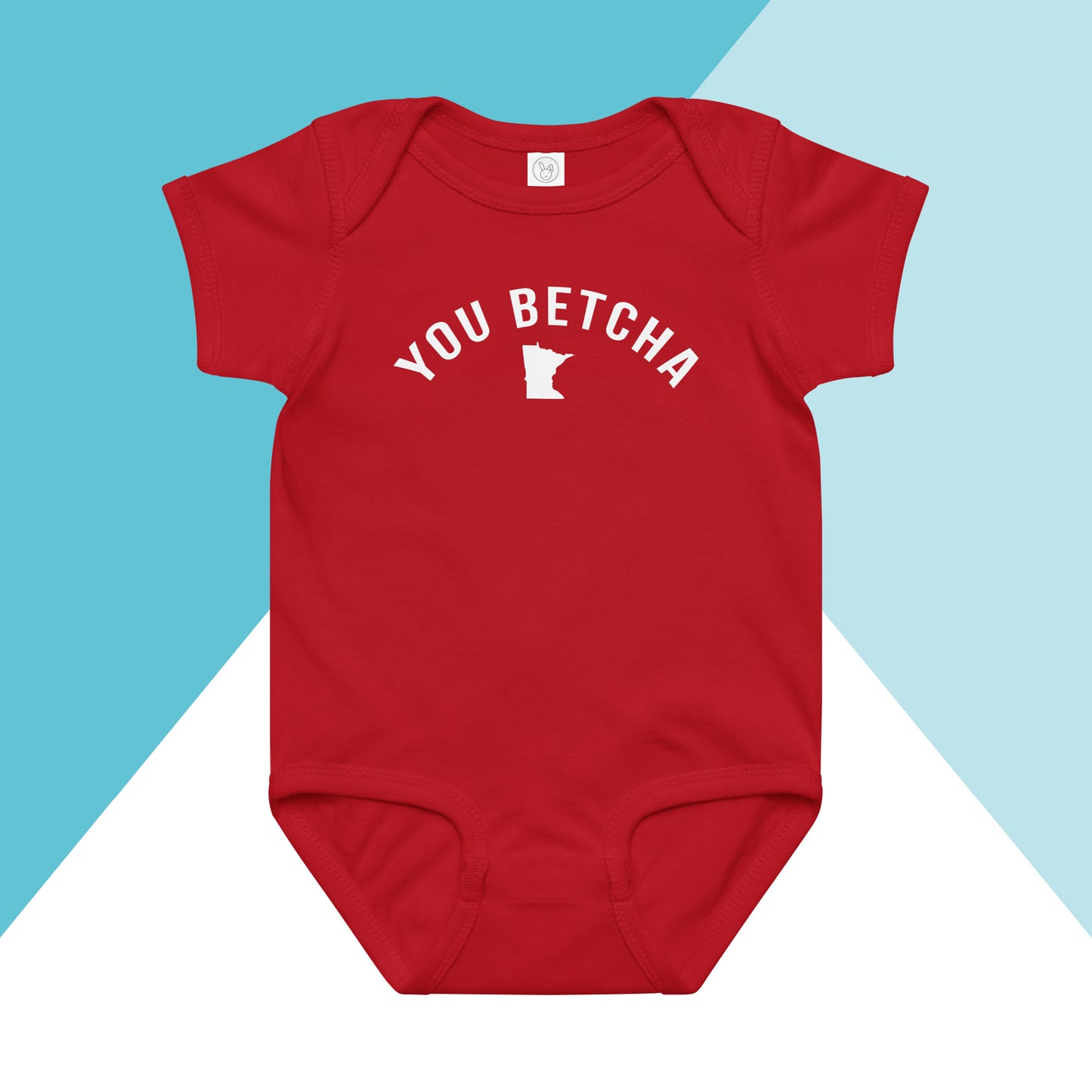 You Betcha Minnesota Phrase Saying Baby Bodysuit North Owl Apparel