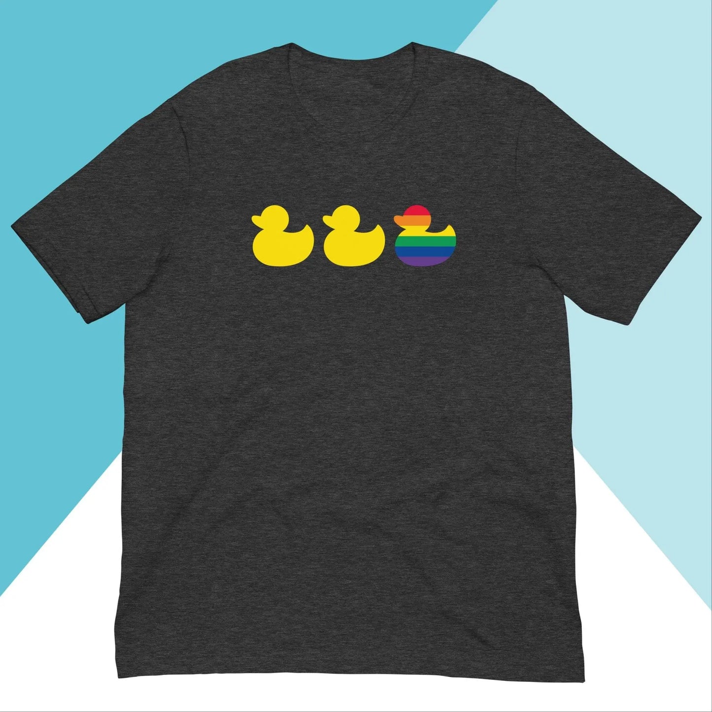 Duck Duck Gay Duck LGBTQIA+ Pride Shirt North Owl Apparel