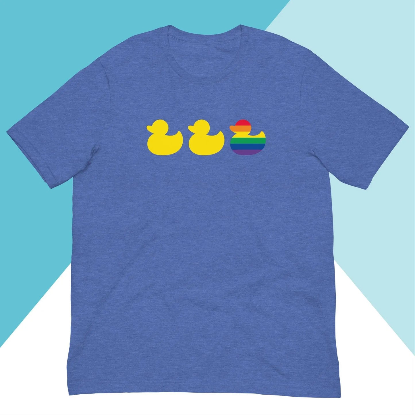 Duck Duck Gay Duck LGBTQIA+ Pride Shirt North Owl Apparel