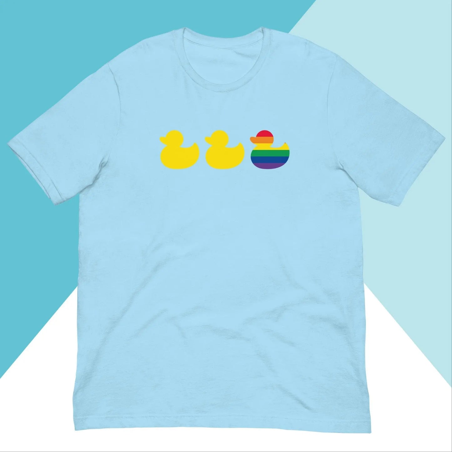 Duck Duck Gay Duck LGBTQIA+ Pride Shirt North Owl Apparel