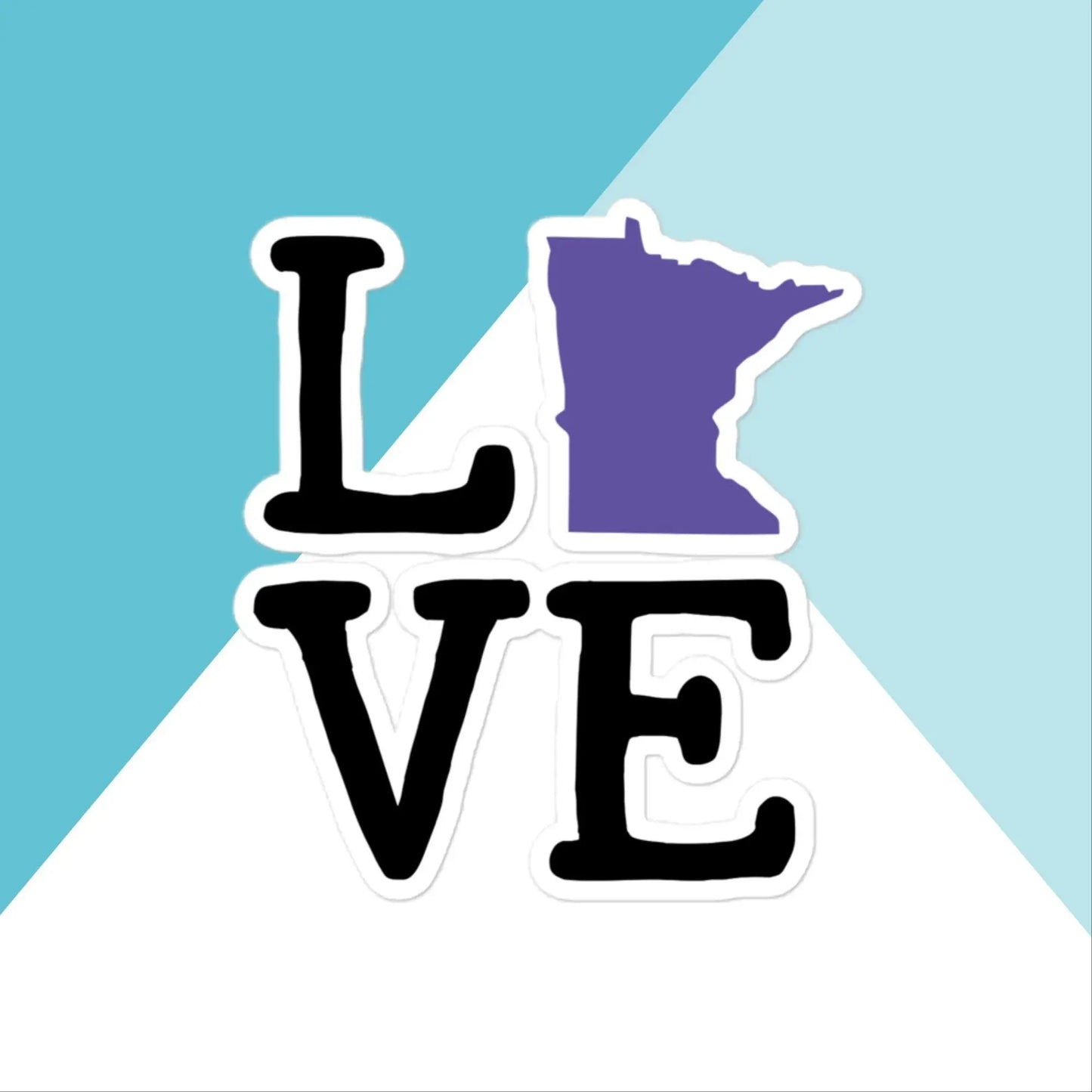 Love Minnesota Vinyl Sticker North Owl Apparel