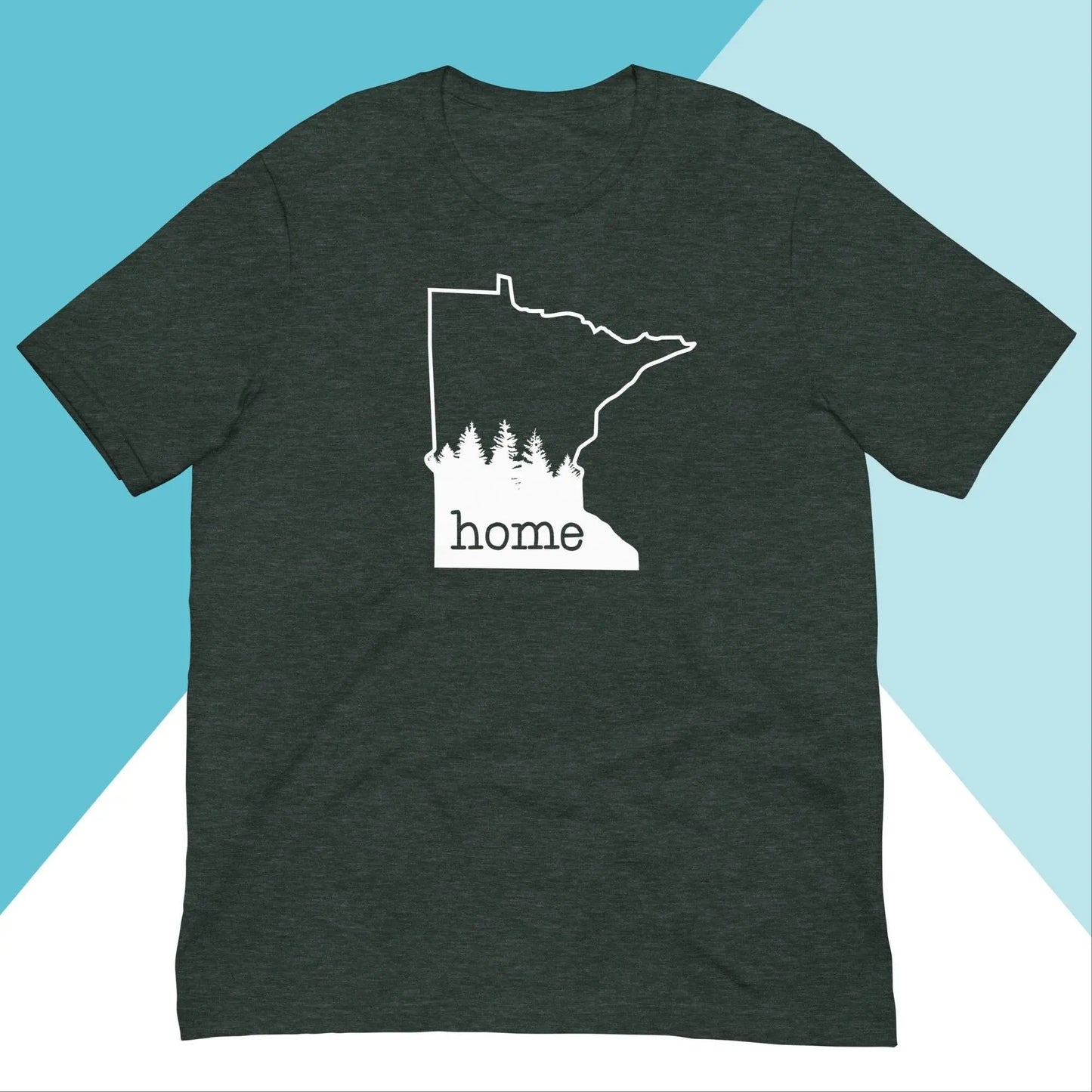 Minnesota Home Pine Trees Unisex Shirt North Owl Apparel
