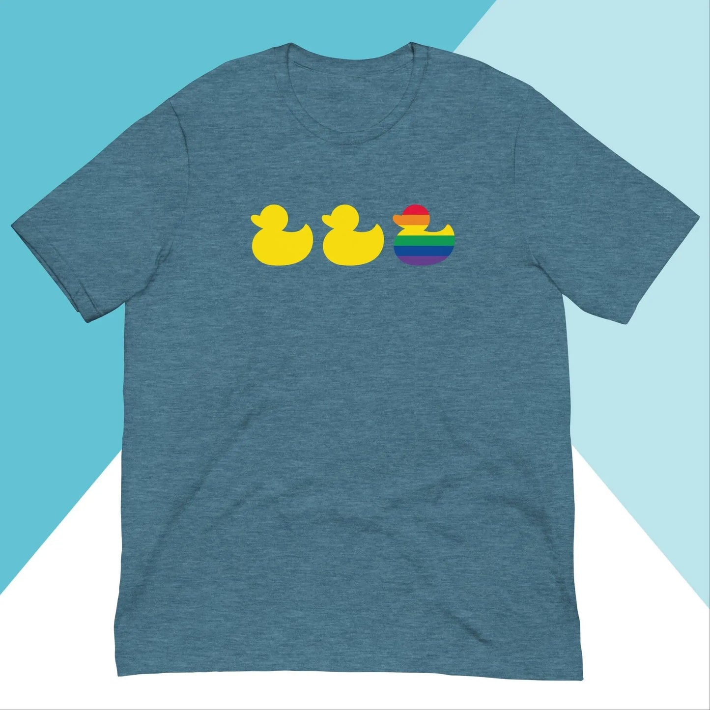 Duck Duck Gay Duck LGBTQIA+ Pride Shirt North Owl Apparel
