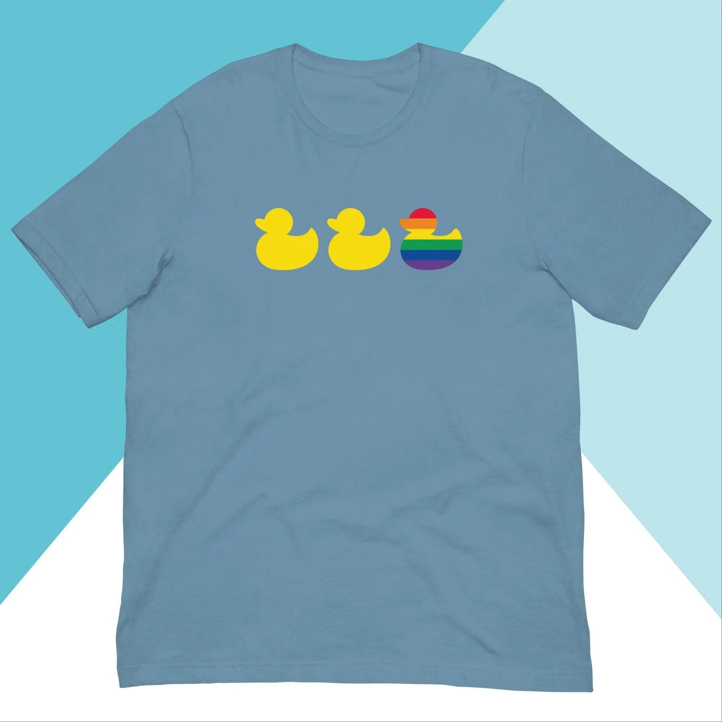 Duck Duck Gay Duck LGBTQIA+ Pride Shirt North Owl Apparel