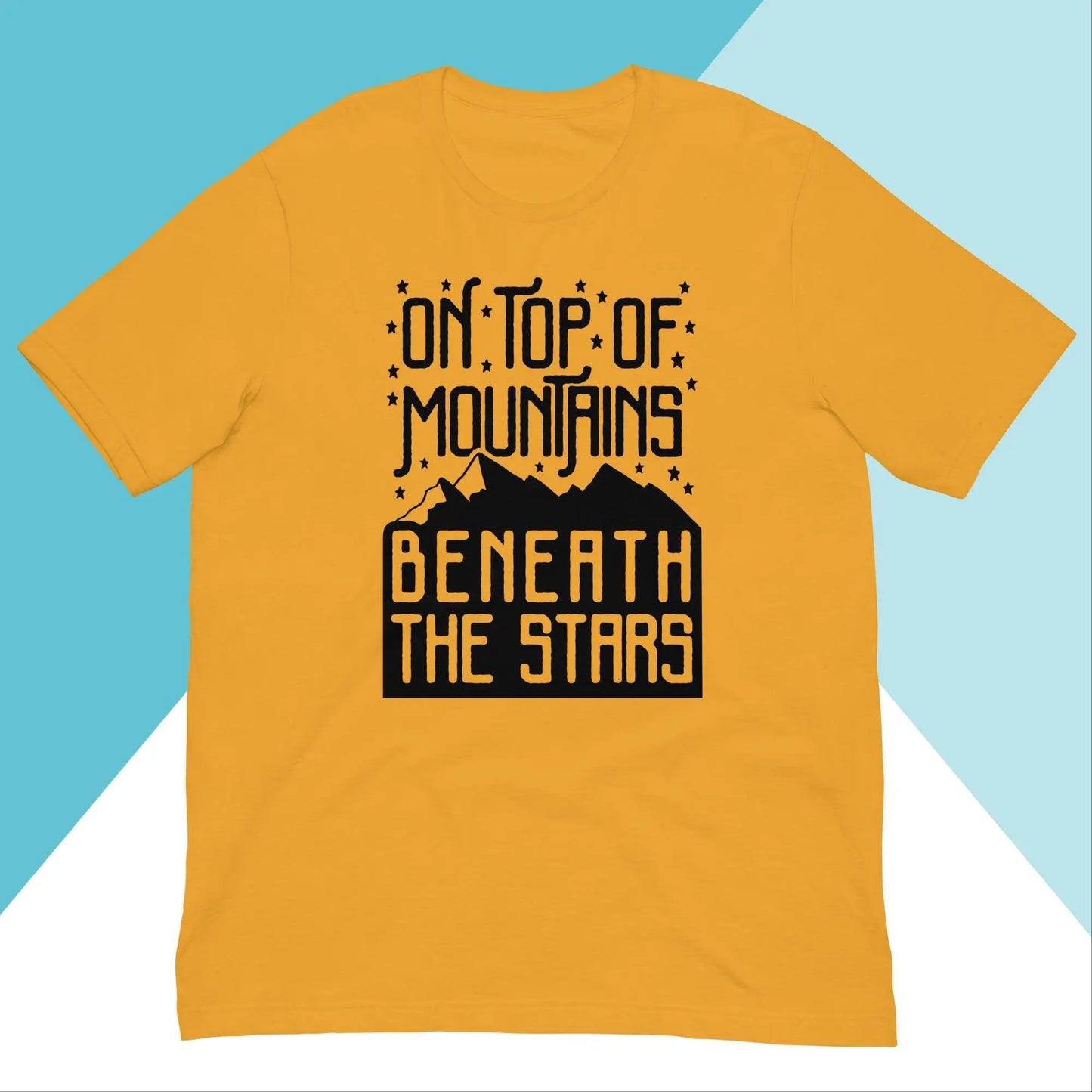 On Top Of Mountains Beneath The Stars Unisex Shirt North Owl Apparel