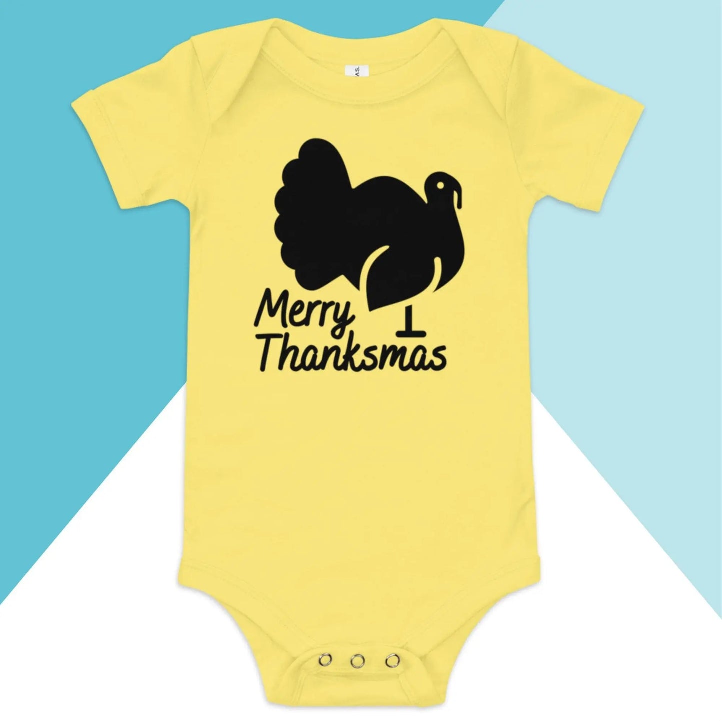 Merry Thanksmas Baby Bodysuit North Owl Apparel