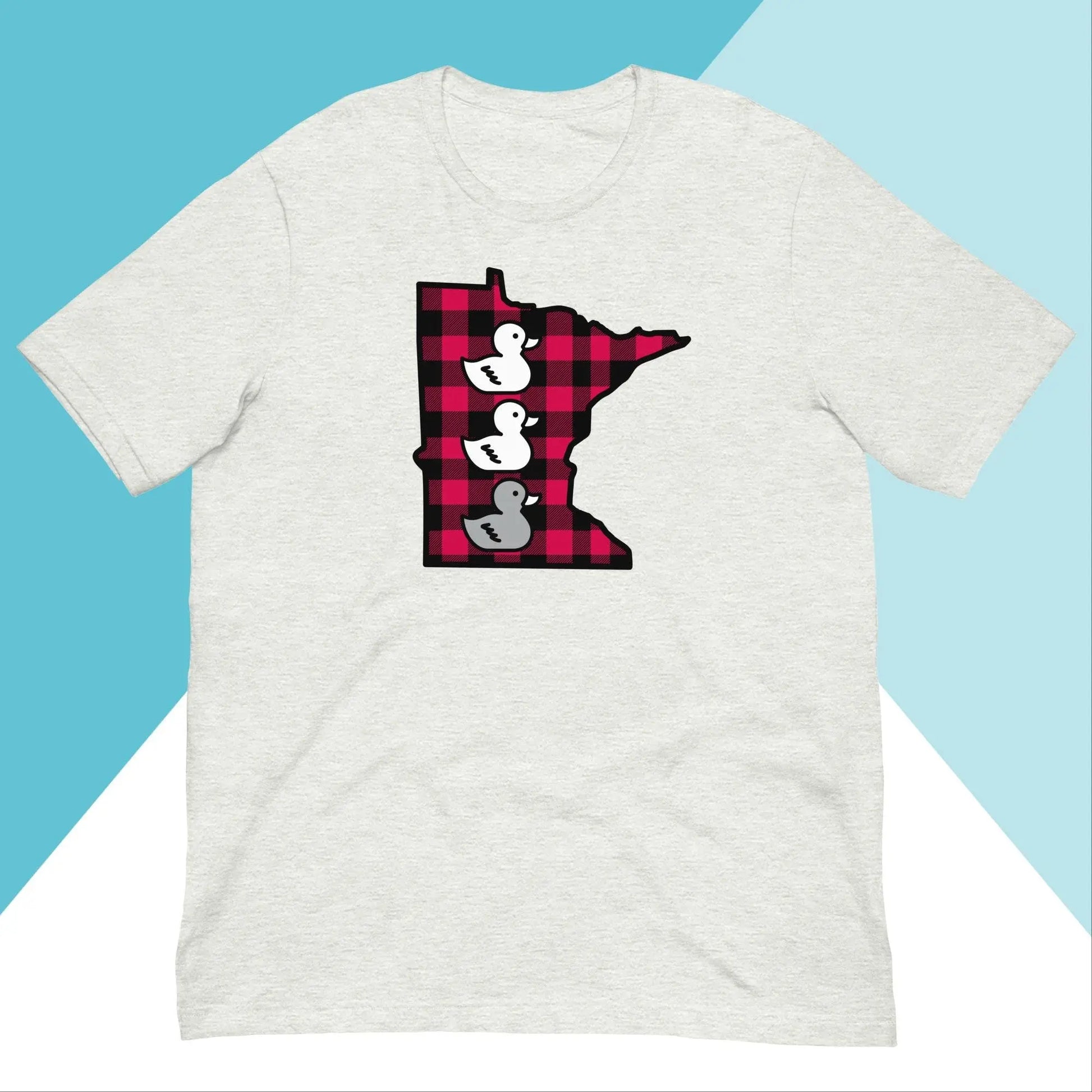 Duck Duck Grey Duck Minnesota Buffalo Plaid Unisex Shirt North Owl Apparel