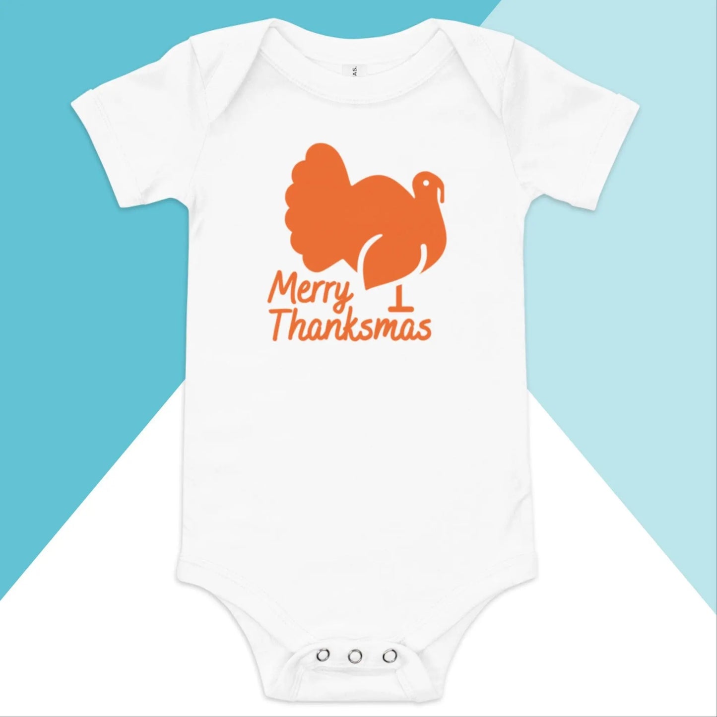 Merry Thanksmas Baby Bodysuit North Owl Apparel