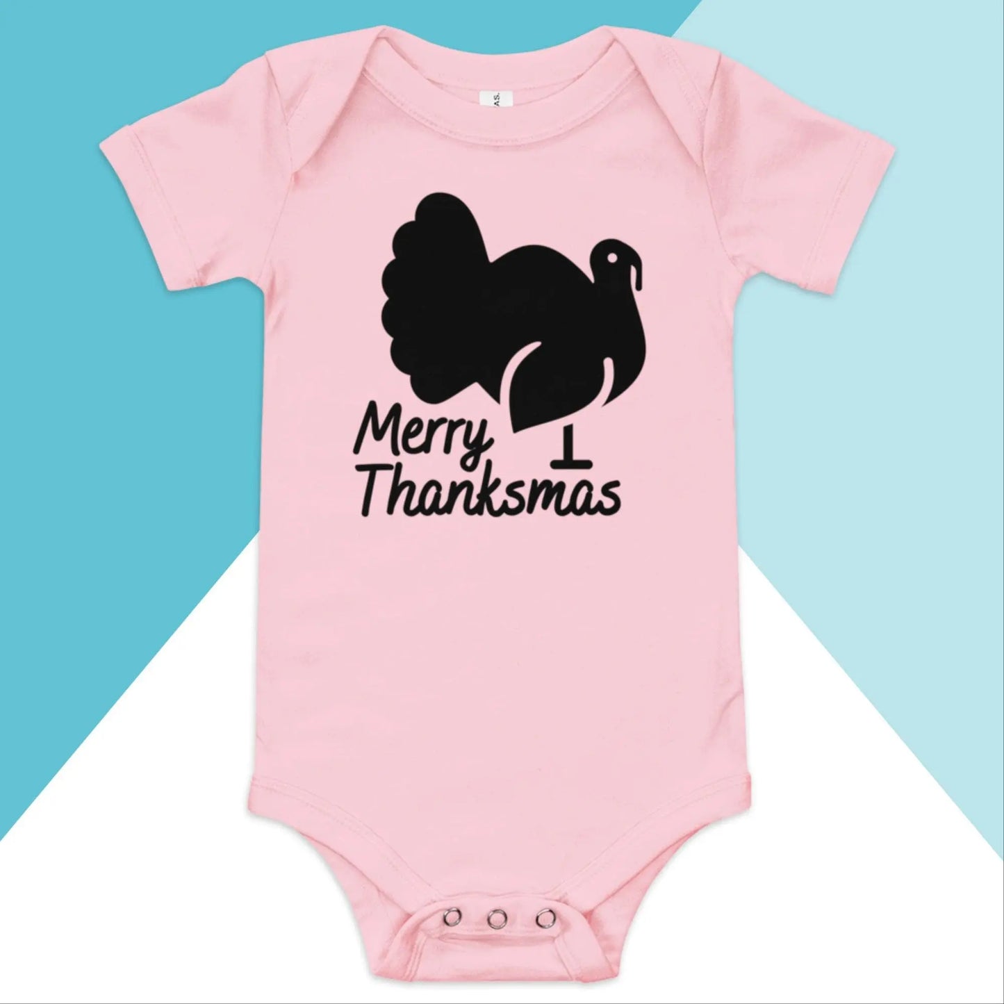 Merry Thanksmas Baby Bodysuit North Owl Apparel