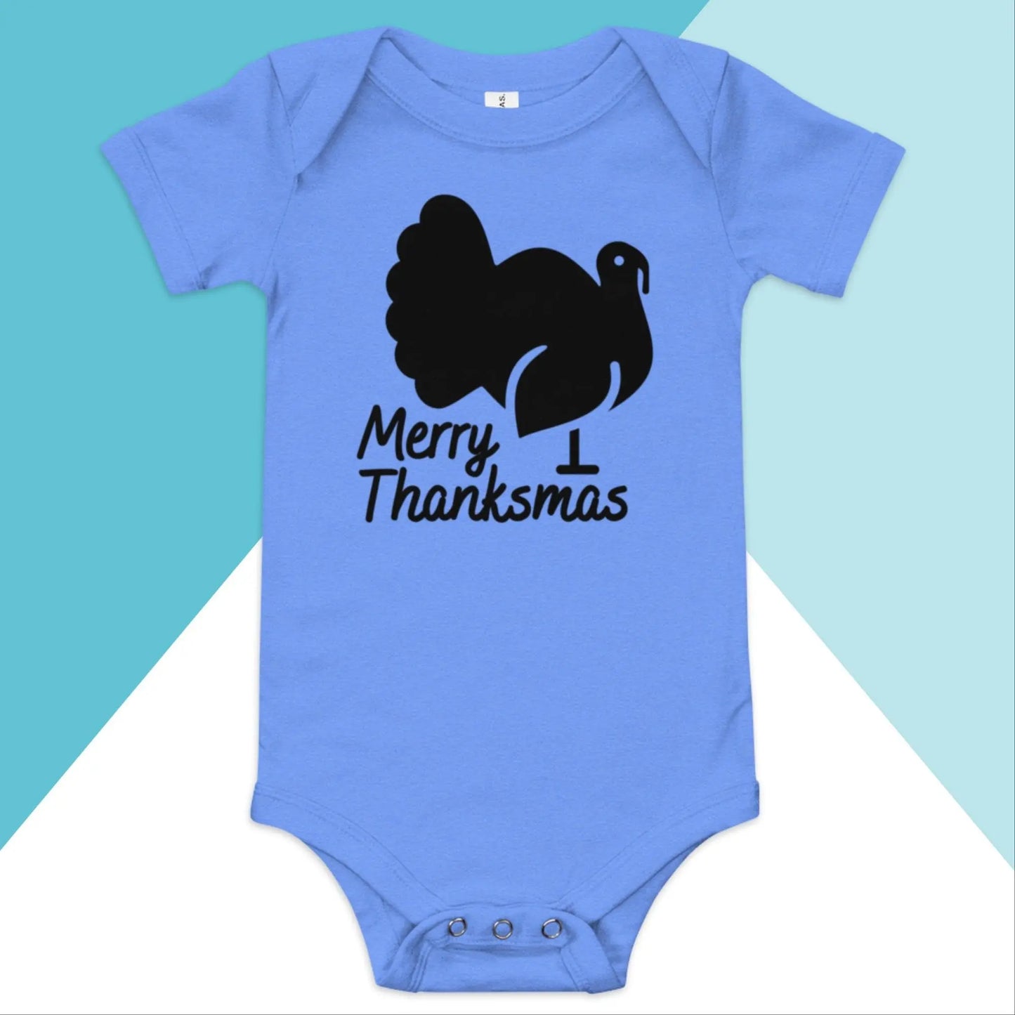 Merry Thanksmas Baby Bodysuit North Owl Apparel