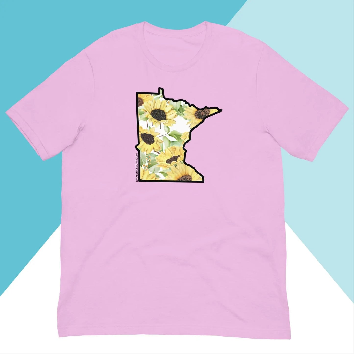 Watercolor Sunflower Minnesota Unisex Shirt North Owl Apparel