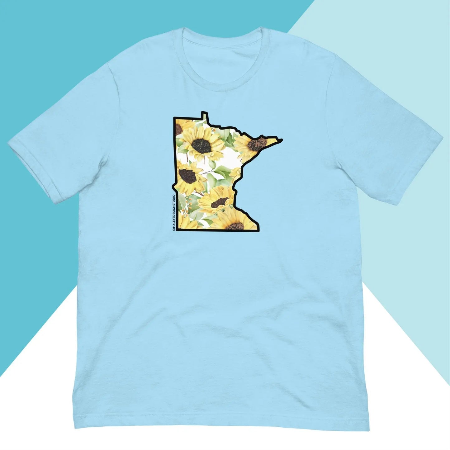 Watercolor Sunflower Minnesota Unisex Shirt North Owl Apparel